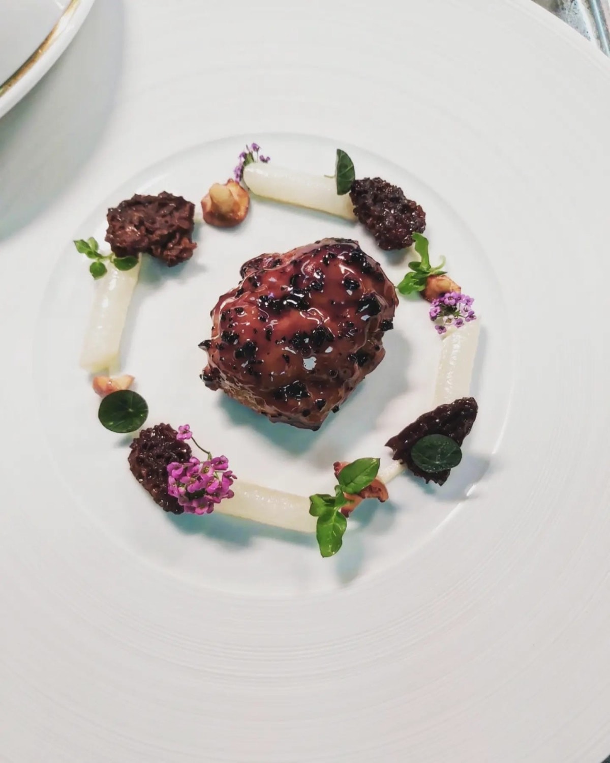 Beautifully plated fine dining dish